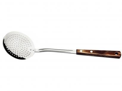 Escumadeira Aço Inox Tramontina Polywood 35,4cm