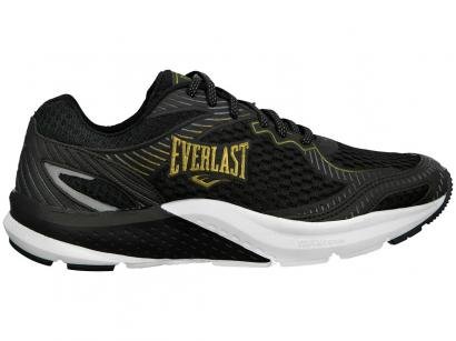 Tênis Everlast Masculino Preto e Dourado