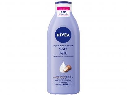 Creme Hidratante Corporal Nivea Soft Milk - 400ml