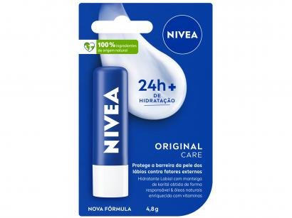 Protetor Labial Nivea Original Care - Hidratação Profunda 4,8g