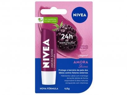 Protetor Labial Nivea Amora Shine - Hidratação Profunda 4,8g