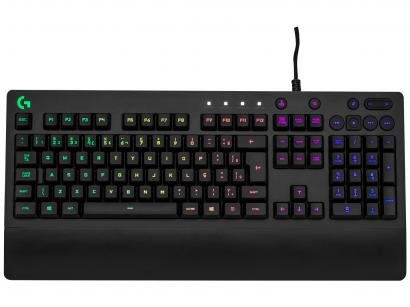 Teclado Mecânico Gamer RGB Logitech G213 Prodigy - USB ABNT2 Preto