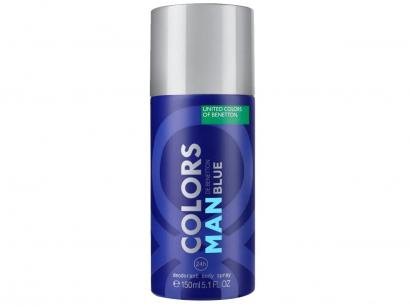 Desodorante Benetton Colors Man Blue Spray - Masculino 150ml