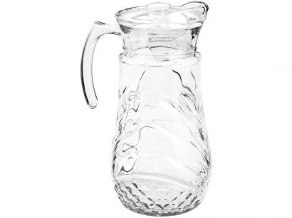 Jarra de Vidro com Tampa Transparente 1,8L - Collar
