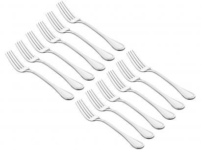 Garfo para Sobremesa Wolff Inox Avalon - 12 Peças