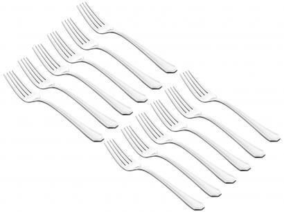 Garfo de Sobremesa Wolff Inox Yale - 12 Peças