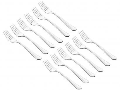 Garfo para Peixe Wolff Inox Yale - 12 Peças