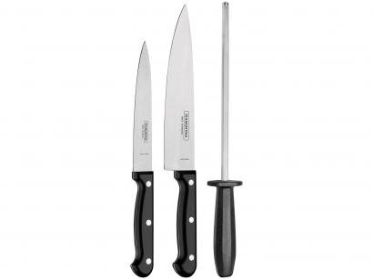 Jogo de Facas Tramontina Inox - Ultracorte 3 Peças