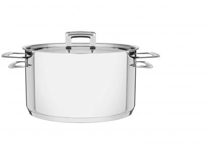 Caçarola Tramontina Inox Fundo Triplo com Tampa - 3,6L 20cm Brava