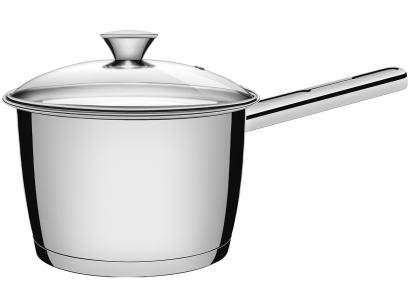 Caldeirão Inox Tramontina 2,1L Fundo Triplo - com Tampa 16cm Allegra