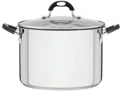 Espagueteira Tramontina Inox 7,8L 24cm com Tampa - Fundo Triplo Solar Silicone 62137240
