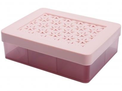 Porta-joias de Polipropileno Pequeno Rosa - Ordene Hana OR84102