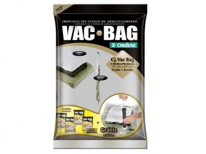 Saco a Vácuo com Bomba Ordene Vac Bag - 5 Peças