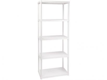 Estante Tubular Quadrada 5 Prateleiras 4 Nichos - Ordene Vig