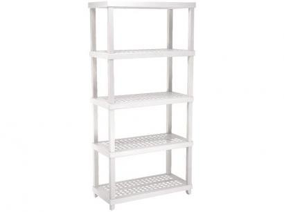 Estante Tubular Quadrada 5 Prateleiras 4 Nichos - Ordene Vig