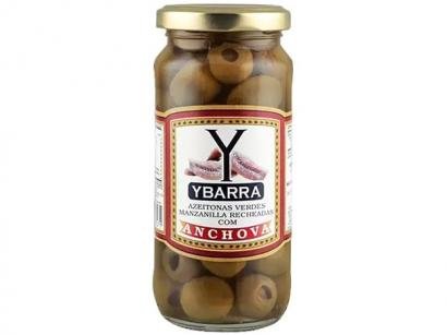 Azeitona Verde com Recheio Anchôvas Ybarra - 142g
