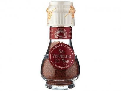 Sal Vermelho Cristais Drogheria Alimentari do Mar - 90g com Moedor
