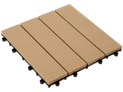 Mini Deck de Polipropileno Frisado Cumaru 30x30cm - Massol DE2992