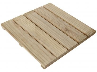 Deck de Madeira Autoclavado Esverdeado - 50x50cm Massol DP119