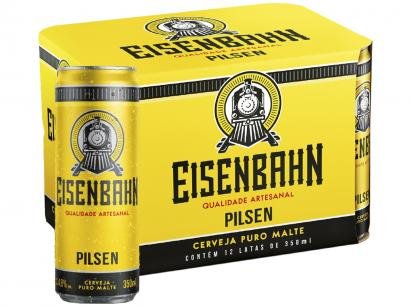 Cerveja Eisenbahn Pilsen 12 Unidades - 350ml