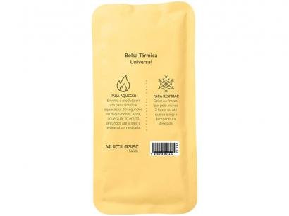 Bolsa Térmica Gel Multilaser Quente e Frio - Amarela HC198