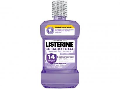 Antisséptico Bucal Listerine sem Álcool - Cuidado Total 500ml