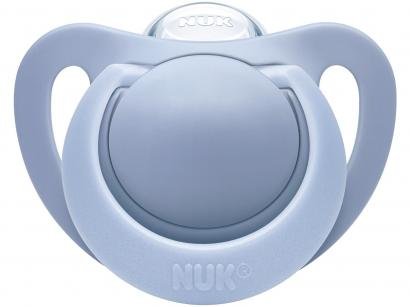 Chupeta Silicone Ortodôntico NUK Baby Care - Genius Boy Azul 0 Meses