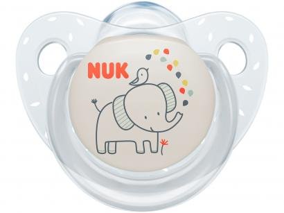 Chupeta Silicone Ortodôntico NUK Baby Care - Adore Trend Boy Azul 6 Meses
