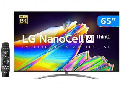 Smart TV 8K NanoCell IPS 65" LG 65NANO96SNA - Wi-Fi Bluetooth HDR Inteligência Artificial 4 HDMI