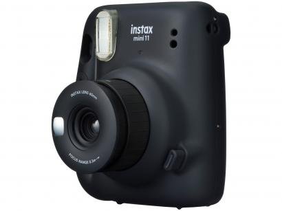Instax Mini 11 Fujifilm Grafite Flash Automático - com Acessórios