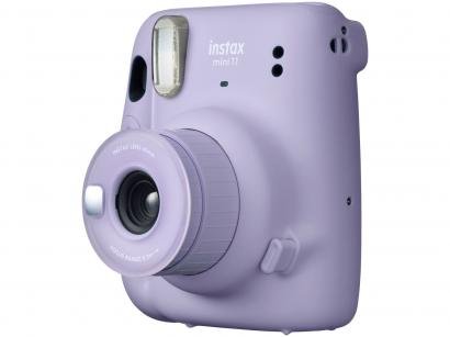 Instax Mini 11 Fujifilm Lilás Flash Automático - com Acessórios