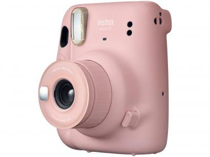 Instax Mini 11 Fujifilm Rosa Flash Automático - com Acessórios