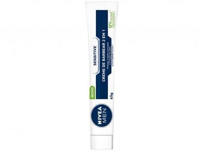 Creme de Barbear 2 em 1 Nivea Men Sensitive 65g