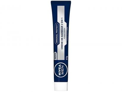 Creme de Barbear 2 em 1 Nivea Men Original - 65g