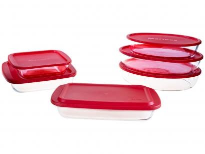 Conjunto de Assadeiras de Vidro Marinex - 15760201383517 3 Peças