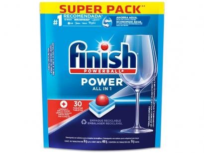 Detergente em Tabletes Lava-Louças Finish Tabs - 507g com 30 Unidades