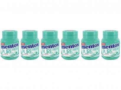Goma de Mascar Mentos Pure Fresh Wintergreen - sem Açúcar 56g Display 6 Unidades