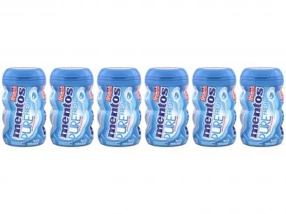 Goma de Mascar Mentos Pure Fresh Mint sem Açúcar - 92g Display 6 Unidades
