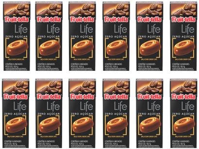 Bala Fruittella Life Café sem Açúcar - 226,8g Flip Top 12 Unidades