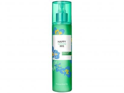 Body Mist Benetton Others Happy Green Iris - Floral Fresco Frutado 236ml