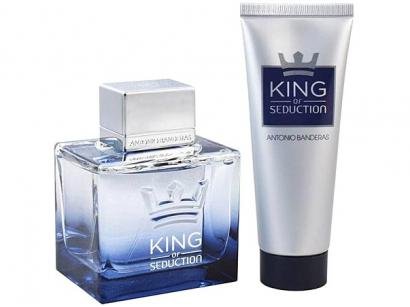 Kit Perfume Antonio Banderas King of Seduction - Masculino Eau de Toilette 100ml e Pós-Barba 75ml