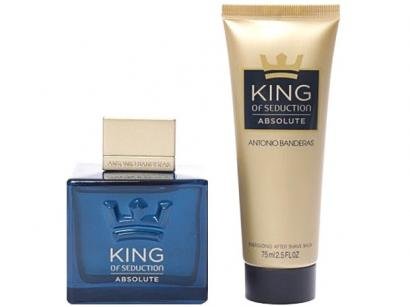 Kit Perfume Antonio Banderas King of Seduction - Absolute Masculino Eau de Toilette 100ml Pós-Barba
