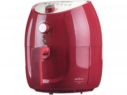 Fritadeira Elétrica sem Óleo/Air Fryer Britânia - BFR10VI Vermelha 4,1L com Timer