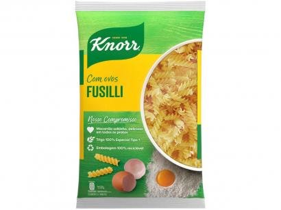 Macarrão Parafuso Sêmola com Ovos Knorr Seco - Fusilli 500g