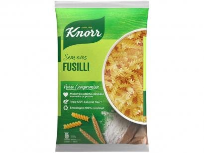 Macarrão Parafuso Seco de Sêmola Knorr Sem Ovos - Fusilli 500g