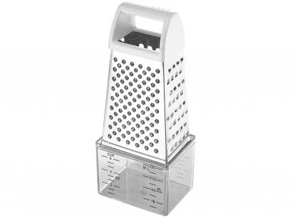Ralador para Queijos Frios e Amêndoas Ghidini - 4 Faces com Recipiente de Coleta Ghidini