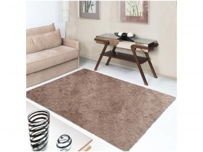 Tapete Liso Felpudo Retangular Bella - 140x200cm Jolitex
