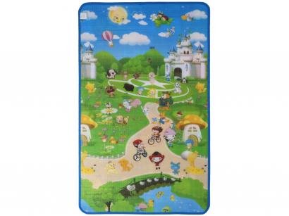 Tapete Infantil Alfabetos para Quarto Retangular - Recreio Play ABC 90x150cm Jolitex