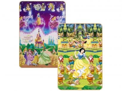 Tapete Infantil Princesas para Quarto Retangular - Recreio Disney 120x180cm Jolitex