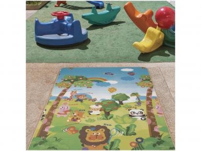 Tapete Infantil Alfabetos para Quarto Retangular - Recreio 120x180cm Jolitex
